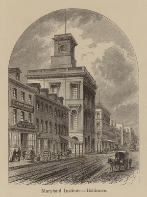 Maryland Institute, Baltimore (engraving)