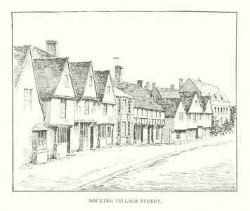 Bocking Village Street (litho)
