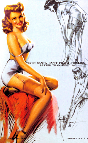 American advertisement for underwear, 1950