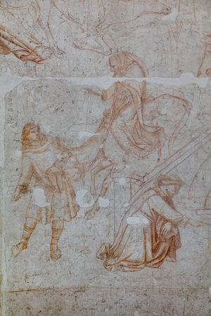 Thebaid, 1336-41 (sinopia)