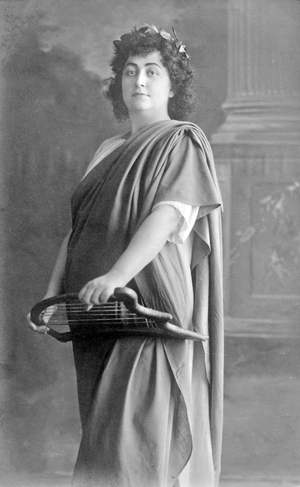 Margarethe Matzenauer, Hungarian contralto, as Orpheus