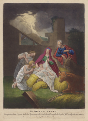 The Birth of Christ (colour litho)