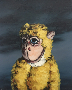 Gold Monkey, 2008 (oil on paper)