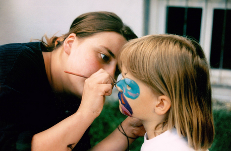 Mask painting, 1999 (photo)