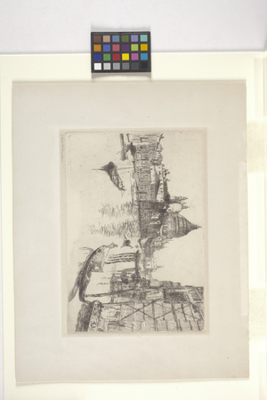 Entrance To The Grand Canal, Venice, 1880 (etching)