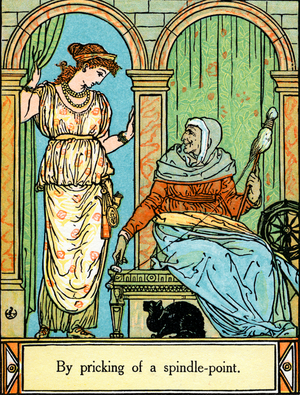 Sleeping Beauty illustrated by Walter Crane