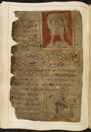 Manuscript text and drawing/s.