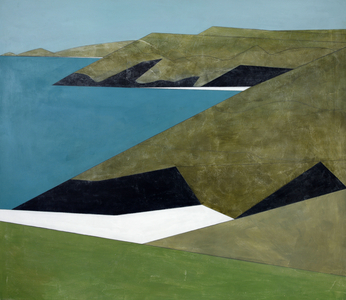 Path Line 39, 2015 (acrylic on board) 