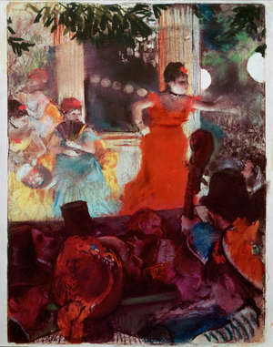 Cafe Concert aux Ambassadeurs (oil on canvas)