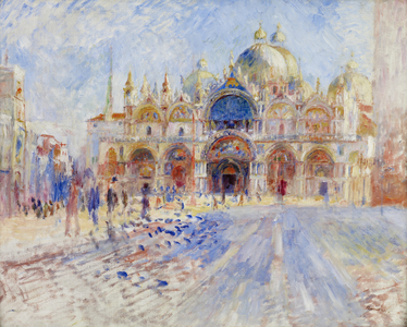 The Piazza San Marco, Venice, 1881 (oil on canvas)