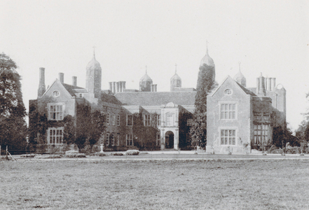 Melford Hall, Suffolk (b/w photo)