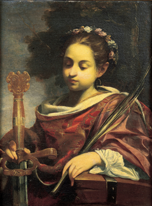 Santa Caterina d'Alessandria (oil on canvas)