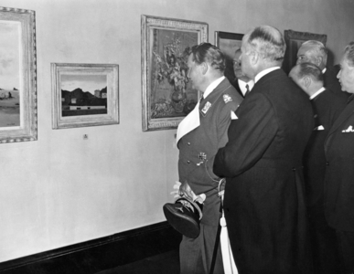 Hermann Goering and Francois-Poncet, 1937 (b/w photo)