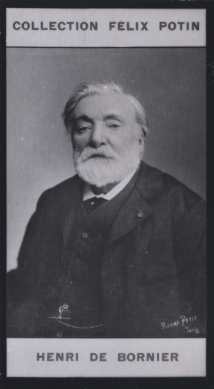 Henri vicomte de Bornier (1825-1901) (b/w photo)