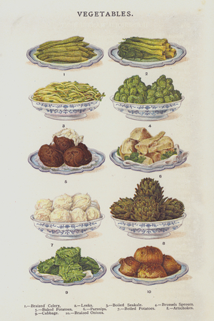 Vegetables (chromolitho)