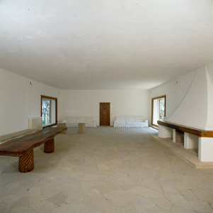 Contemporary architecture : Living room - Casa Malaparte, 1938-1940