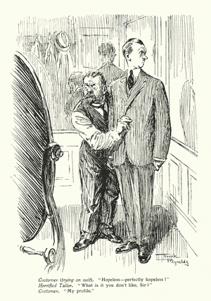 Cartoon by Frank Reynolds (colour litho)
