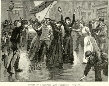 Assault on a Salvation Army Procession (engraving)