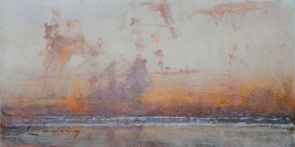 Sunrise, Camber, 2021 (oil on board)