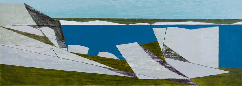 Quarry Edge 10, 2017 (acrylic on plywood)