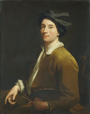 Portrait of a Painter, 1690-1729 (oil on canvas)