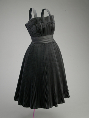 Cocktail dress, c.1950 (front oblique view), Silk faille, Christian Dior, Paris