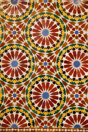 Hassan II mosque, Casablanca, Morocco, Msaic (photo)