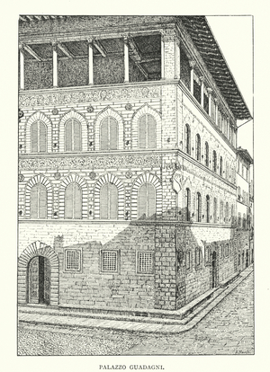 Palazzo Guadagni (litho)