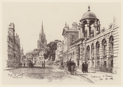 The High, looking West (litho)