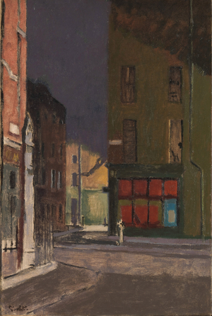 Maple Street, London, c.1915-23 (oil on canvas)