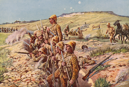 Battle of Ladysmith, 1899 (colour litho)