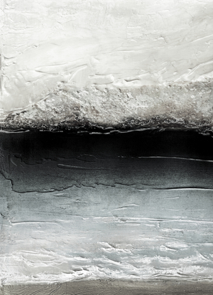 OCEAN CALLING 1 WARM GRAYSCALE , 2021 (Acrylic Mixed Media)