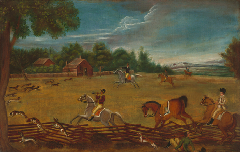 The End of the Hunt, c.1800 (oil on canvas)