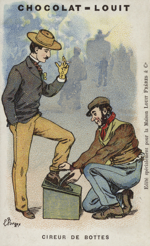 Cireur de Bottes (chromolitho)