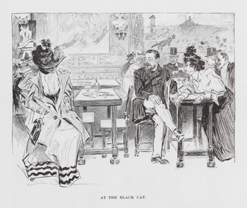 At the Black Cat (engraving)