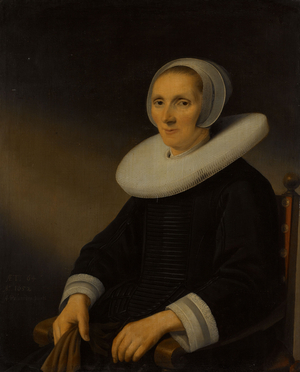 Portrait of a Woman, 1652 (oil on canvas)