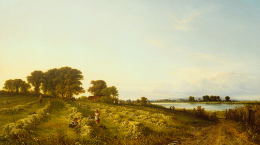 The Thames at Cookham, 1866 (oil on canvas)