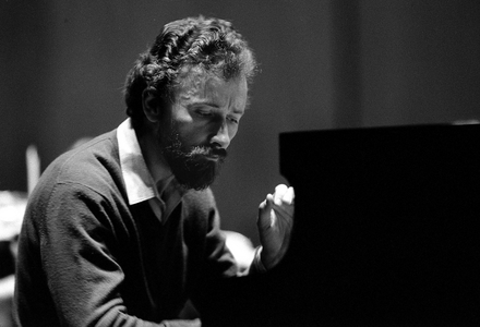 François-Rene Duchable in 1990 (b/w photo)