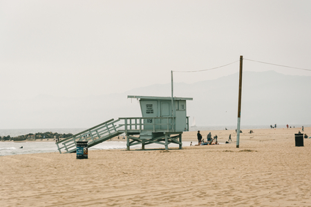 Lifeguard Stands in Venice, Los Angeles 02, Los Angeles, California, United States, 2015 (photo)