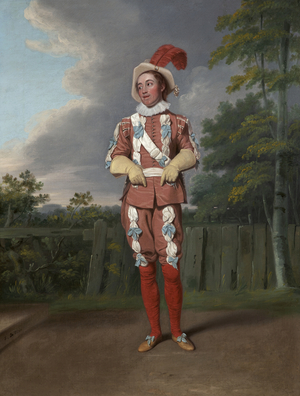 Thomas Collins as Slender in 'The Merry Wives of Windsor' by Shakespeare, Drury Lane, 1802 (oil on canvas)