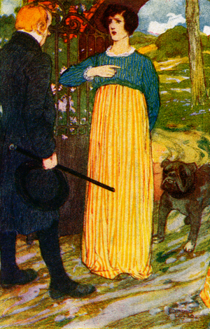 illustration for Shirley by Charlotte Bronte, 1922 (lithograph)