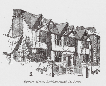 Egerton House, Berkhampstead St Peter (litho)