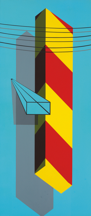 Landscape, 1968 (acrylic on canvas)