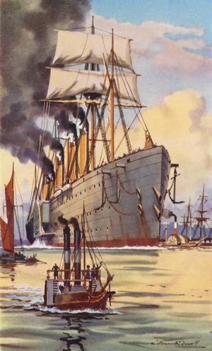 Great Eastern, 1858 (colour litho)