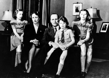 Washington, USA 1942. The Crown Prince family in exile during World War II. Crown …, 1942 (photo)