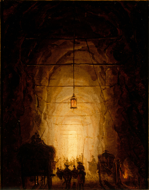 La Grotte du Pausilippe, between 1760 and 1761 (oil)