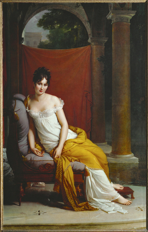 Mme Recamier (painting on canvas)