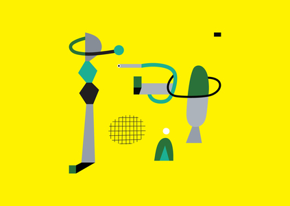 Abstract geometry composition, 2017  (vector illustration)