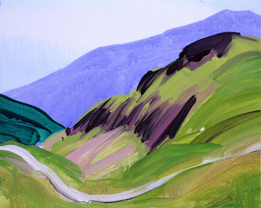 Leukerbad 12, 2012 (acrylic on canvas)