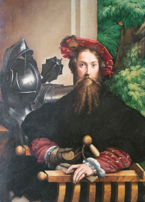 Portrait of Galeazzo Sanvitale, 1524, Parmigianino (oil on panel)